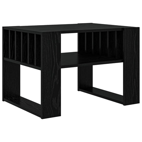 vidaXL Coffee Table Black Oak 66 x 49.5 x 45 cm Engineered Wood