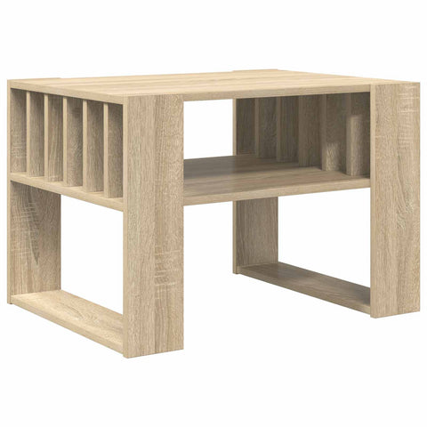 vidaXL Coffee Table Sonoma Oak 66 x 49.5 x 45 cm Engineered Wood