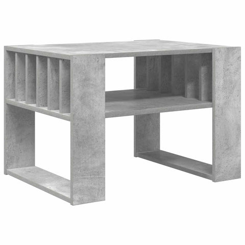 vidaXL Coffee Table Concrete Grey 66 x 49.5 x 45 cm Engineered Wood