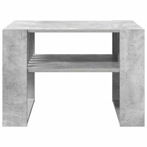 vidaXL Coffee Table Concrete Grey 66 x 49.5 x 45 cm Engineered Wood
