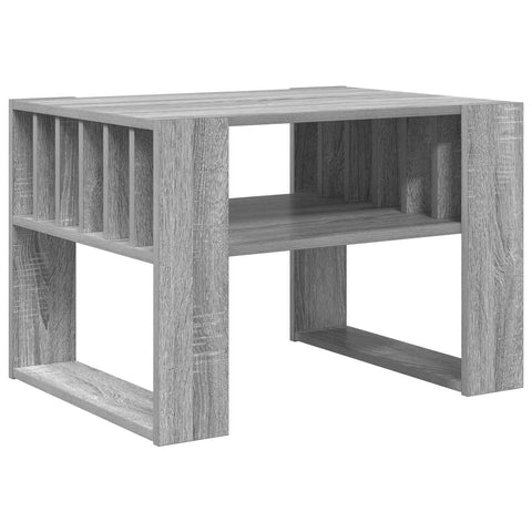 vidaXL Coffee Table Grey Sonoma 66 x 49.5 x 45 cm Engineered Wood