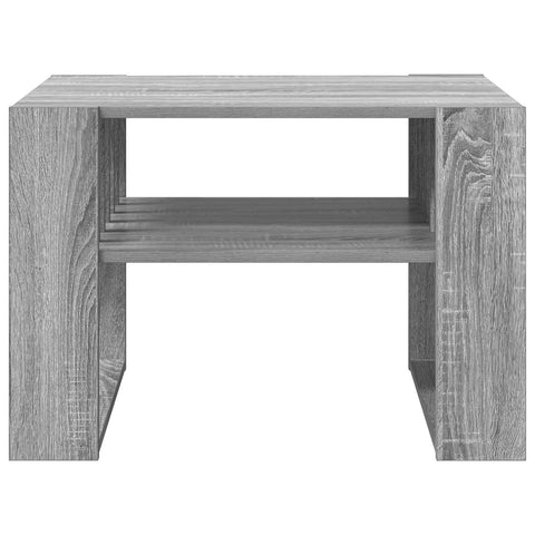 vidaXL Coffee Table Grey Sonoma 66 x 49.5 x 45 cm Engineered Wood