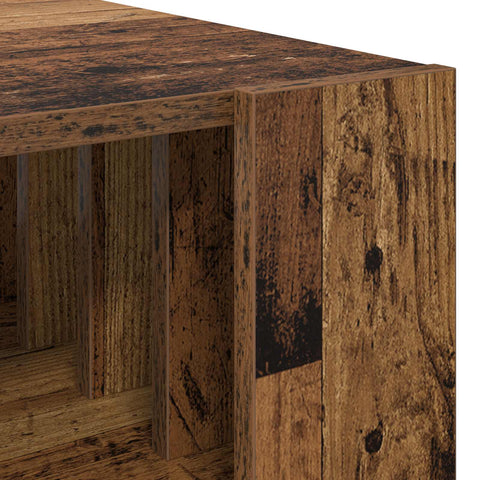 vidaXL Coffee Table Old Wood 66 x 49.5 x 45 cm Engineered Wood