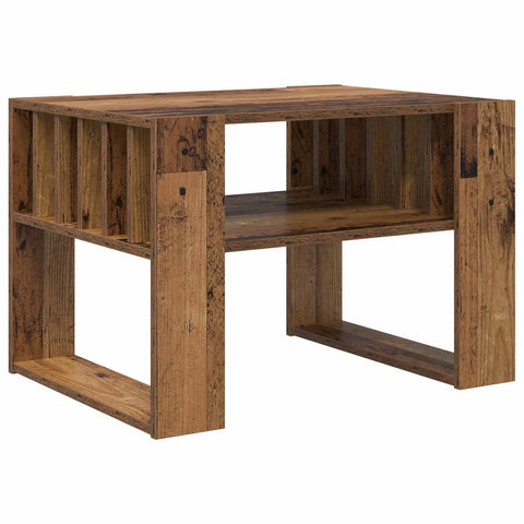 vidaXL Coffee Table Old Wood 66 x 49.5 x 45 cm Engineered Wood
