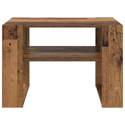 vidaXL Coffee Table Old Wood 66 x 49.5 x 45 cm Engineered Wood