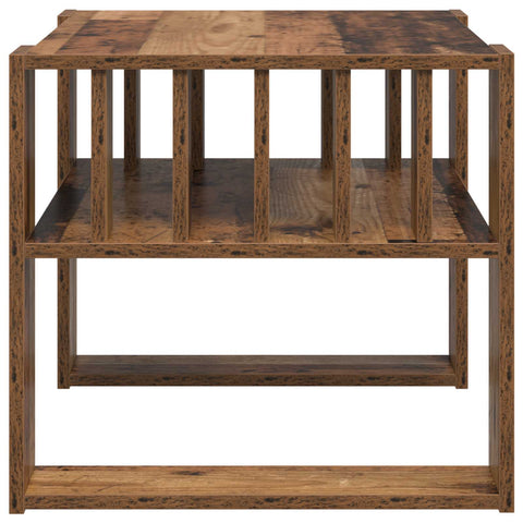 vidaXL Coffee Table Old Wood 66 x 49.5 x 45 cm Engineered Wood