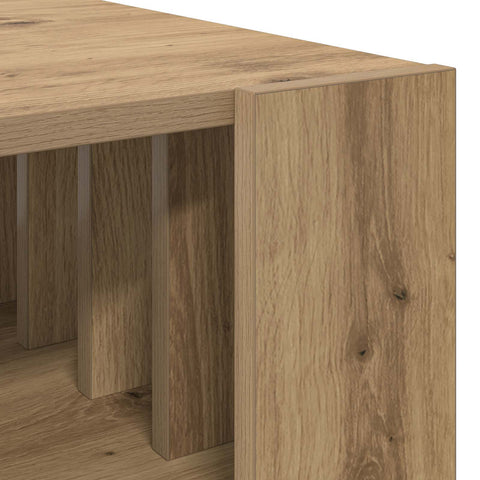 vidaXL Coffee Table Artisan Oak 66 x 49.5 x 45 cm Engineered Wood
