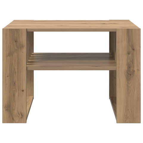 vidaXL Coffee Table Artisan Oak 66 x 49.5 x 45 cm Engineered Wood