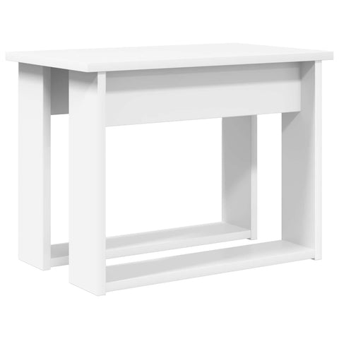 vidaXL Coffee Table Set 2 pcs White Engineered Wood