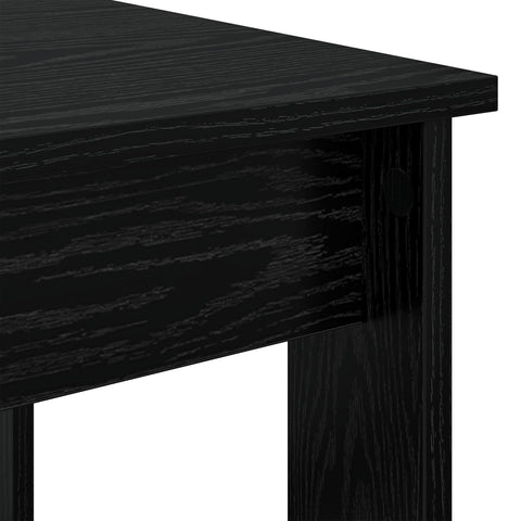 vidaXL Coffee Table Set 2 pcs Black Oak Engineered Wood