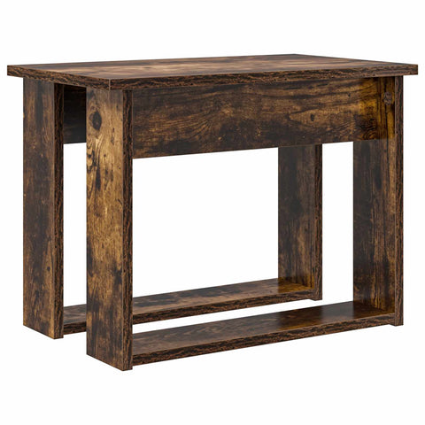 vidaXL Coffee Table Set 2 pcs Smoked Oak Engineered Wood