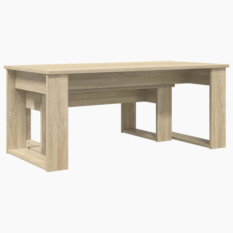 vidaXL Coffee Table Set 2 pcs Sonoma Oak Engineered Wood