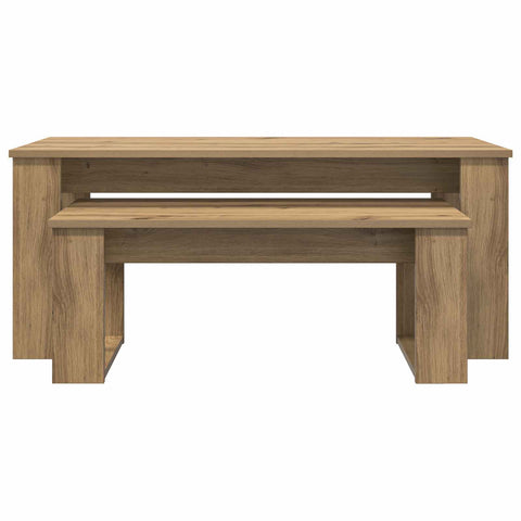 vidaXL Coffee Table Set 2 pcs Artisan Oak Engineered Wood
