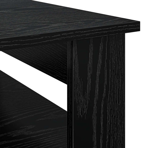 vidaXL Coffee Table Black Oak 64 x 54 x 44 cm Engineered Wood