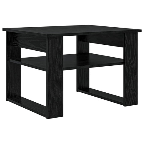 vidaXL Coffee Table Black Oak 64 x 54 x 44 cm Engineered Wood