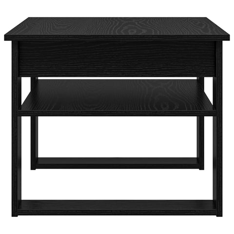 vidaXL Coffee Table Black Oak 64 x 54 x 44 cm Engineered Wood