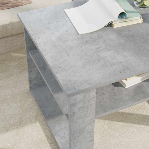 vidaXL Coffee Table Concrete Grey 64 x 54 x 44 cm Engineered Wood