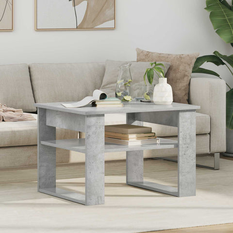 vidaXL Coffee Table Concrete Grey 64 x 54 x 44 cm Engineered Wood