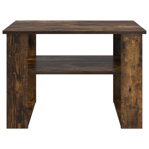 vidaXL Coffee Table Smoked Oak 64 x 54 x 44 cm Engineered Wood