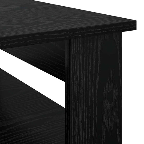 vidaXL Coffee Table Black Oak 96 x 54 x 44 cm Engineered Wood