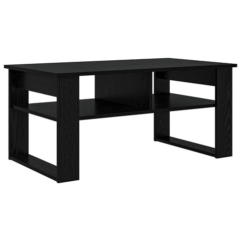 vidaXL Coffee Table Black Oak 96 x 54 x 44 cm Engineered Wood