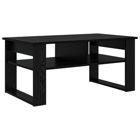 vidaXL Coffee Table Black Oak 96 x 54 x 44 cm Engineered Wood