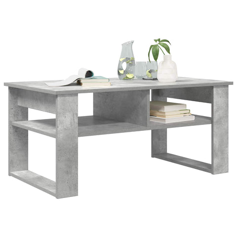 vidaXL Coffee Table Concrete Grey 96 x 54 x 44 cm Engineered Wood