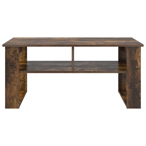 vidaXL Coffee Table Smoked Oak 96 x 54 x 44 cm Engineered Wood