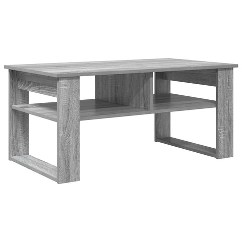 vidaXL Coffee Table Grey Sonoma 96 x 54 x 44 cm Engineered Wood
