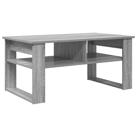 vidaXL Coffee Table Grey Sonoma 96 x 54 x 44 cm Engineered Wood