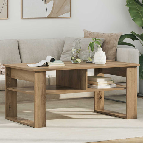 vidaXL Coffee Table Artisan Oak 96 x 54 x 44 cm Engineered Wood