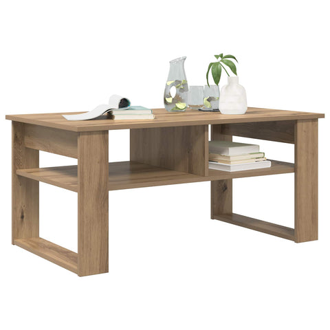vidaXL Coffee Table Artisan Oak 96 x 54 x 44 cm Engineered Wood