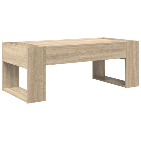 vidaXL Coffee Table Sonoma Oak 110 x 50 x 41 cm Engineered Wood