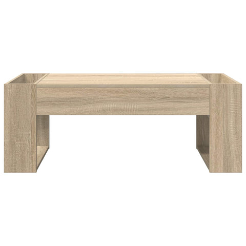 vidaXL Coffee Table Sonoma Oak 110 x 50 x 41 cm Engineered Wood