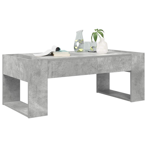 vidaXL Coffee Table Concrete Grey 110 x 50 x 41 cm Engineered Wood