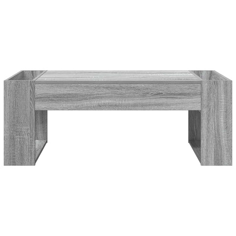vidaXL Coffee Table Grey Sonoma 110 x 50 x 41 cm Engineered Wood