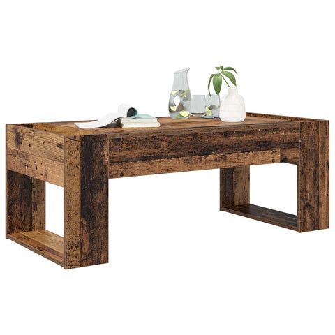 vidaXL Coffee Table Old Wood 110 x 50 x 41 cm Engineered Wood
