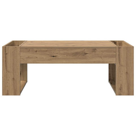 vidaXL Coffee Table Artisan Oak 110 x 50 x 41 cm Engineered Wood