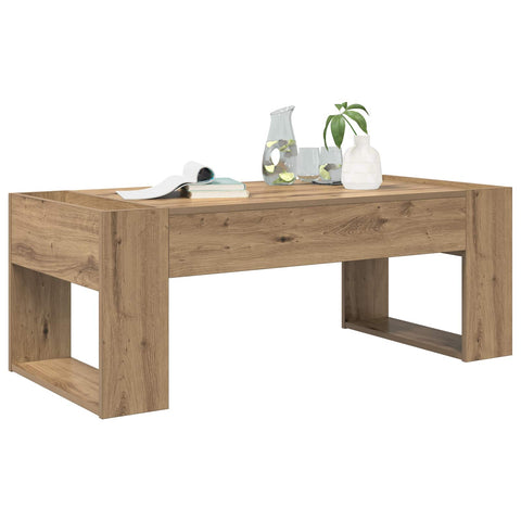 vidaXL Coffee Table Artisan Oak 110 x 50 x 41 cm Engineered Wood