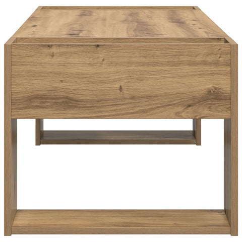 vidaXL Coffee Table Artisan Oak 110 x 50 x 41 cm Engineered Wood