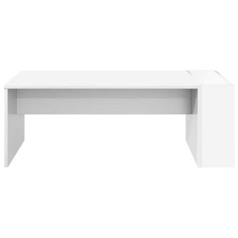 vidaXL Coffee Table White 95 x 50 x 34 cm Engineered Wood
