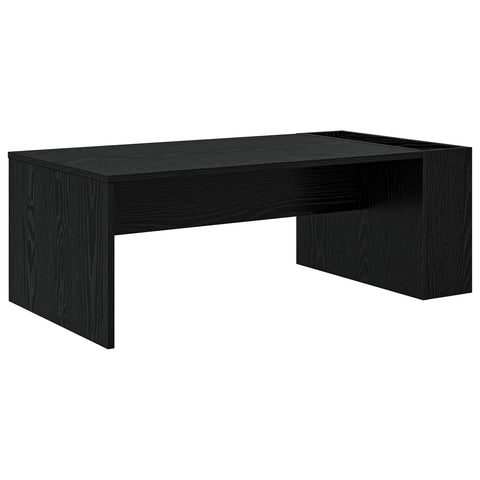 vidaXL Coffee Table Black Oak 95 x 50 x 34 cm Engineered Wood