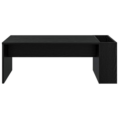 vidaXL Coffee Table Black Oak 95 x 50 x 34 cm Engineered Wood