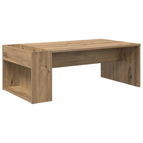 vidaXL Coffee Table Artisan Oak 95 x 50 x 34 cm Engineered Wood