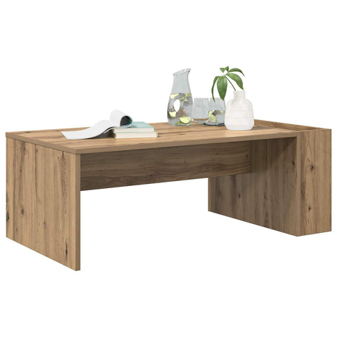 vidaXL Coffee Table Artisan Oak 95 x 50 x 34 cm Engineered Wood