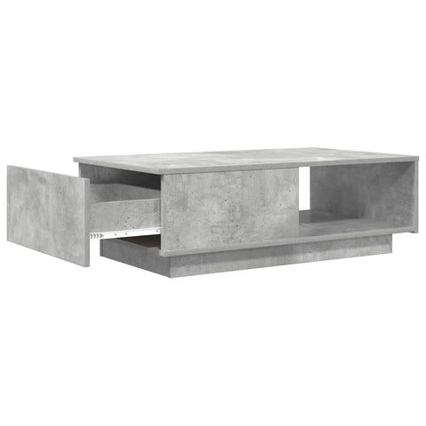 vidaXL Coffee Table Concrete Grey 95 x 55 x 31 cm Engineered Wood