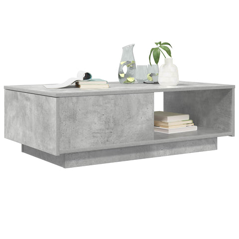 vidaXL Coffee Table Concrete Grey 95 x 55 x 31 cm Engineered Wood