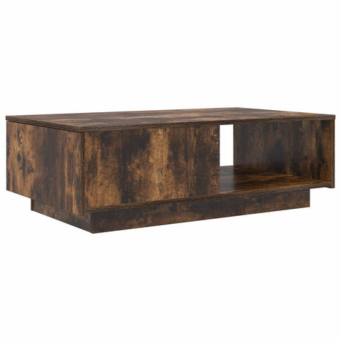 vidaXL Coffee Table Smoked Oak 95 x 55 x 31 cm Engineered Wood