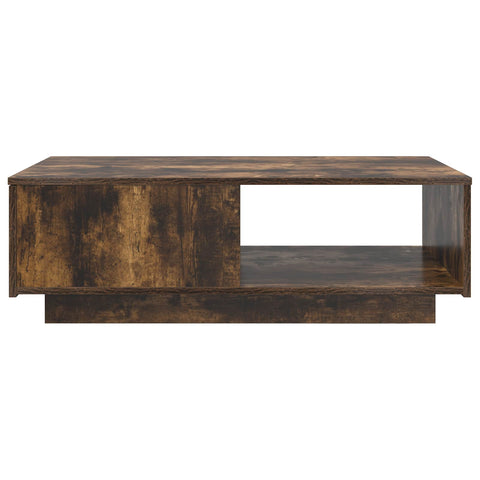 vidaXL Coffee Table Smoked Oak 95 x 55 x 31 cm Engineered Wood