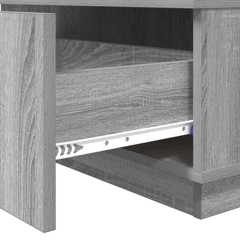 vidaXL Coffee Table Grey Sonoma 95 x 55 x 31 cm Engineered Wood